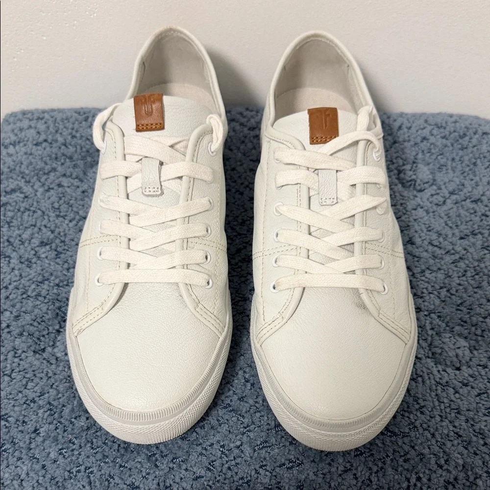 Frye Men's White Leather Sneakers